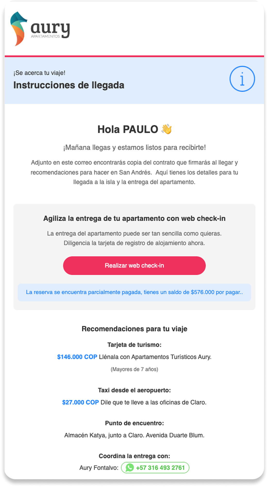 Reservas de Booking y Airbnb